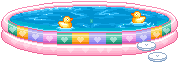 Duckies in a Swimming Pool